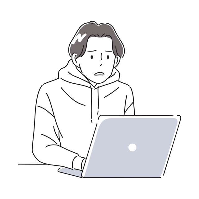 ”婚活パーティーに参加したMさんのイメージ”